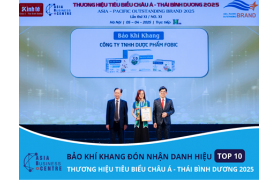 Bảo Khí Khang - Uy tín vươn tầm khu vực, lọt “Top 10 Thương Hiệu Tiêu Biểu Châu Á - Thái Bình Dương 2025”